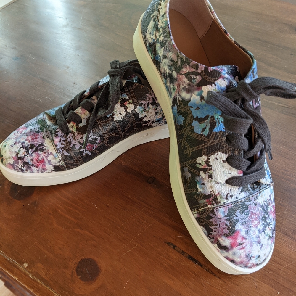 Floral patterned Calvin Klein sneakers